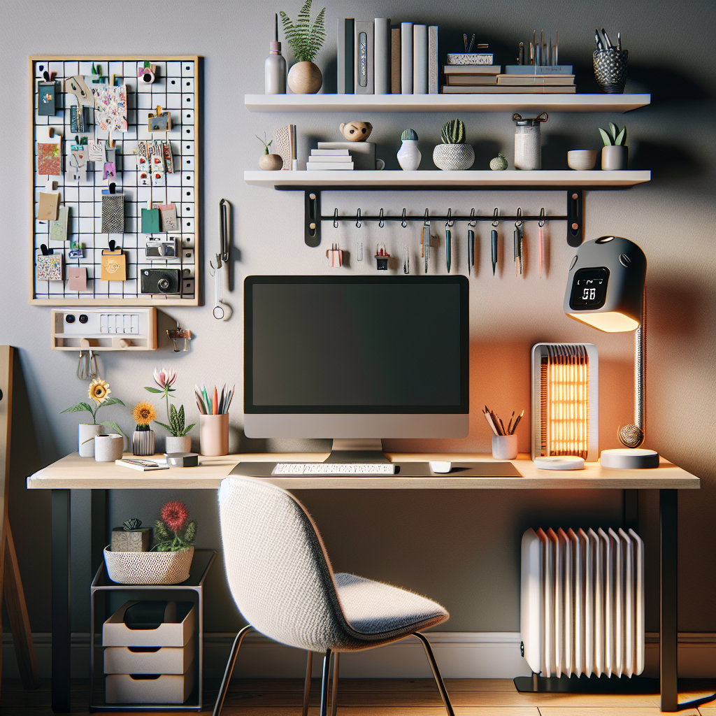 Essential Desk Accessories and Storage Solutions for Small Spaces, plus Cozy Wall Plug Heaters