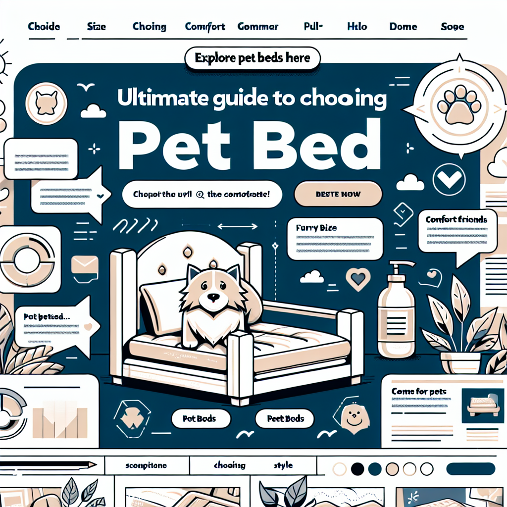 Ultimate Guide to Choosing the Perfect Pet Bed for Your Furry Friend