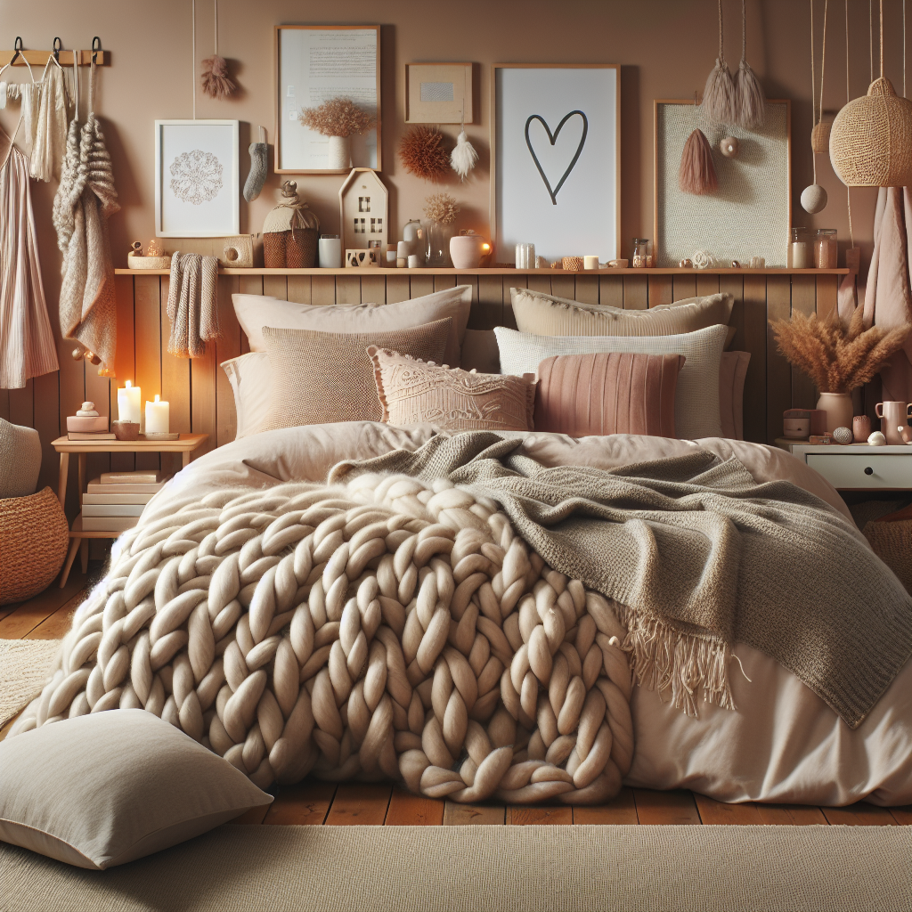 Top bedding tips and chunky knit blanket ideas